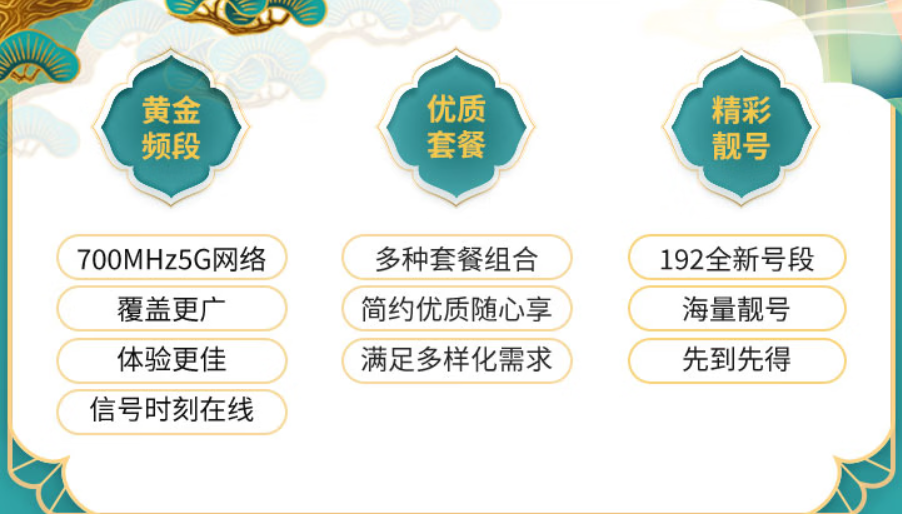 中國廣電 5G號卡 38元套餐 限時6折 親情號互打免費(fèi)